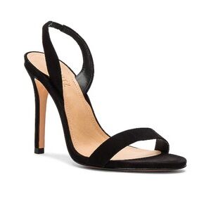 SCHUTZ Luriane Black Suede Heels
